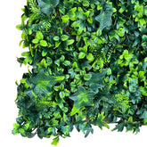 Gard viu artificial premium gradina verticala cu frunze verzi panou 40X60 cm